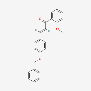 (2E)-3-[4-(Benzyloxy)phenyl]-1-(2-methoxyphenyl)prop-2-en-1-one