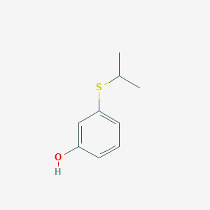 molecular formula C9H12OS B3166061 3-(Propan-2-ylsulfanyl)phenol CAS No. 90673-51-1