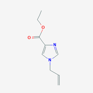 molecular formula C9H12N2O2 B3166069 Ethyl 1-allyl-1H-imidazole-4-carboxylate CAS No. 906757-88-8