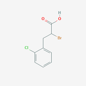 molecular formula C9H8BrClO2 B3166084 2-溴-3-(2-氯苯基)丙酸 CAS No. 90725-44-3