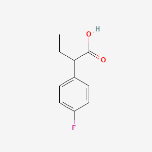 molecular formula C10H11FO2 B3166115 2-(4-Fluorophenyl)butanoic acid CAS No. 90794-16-4