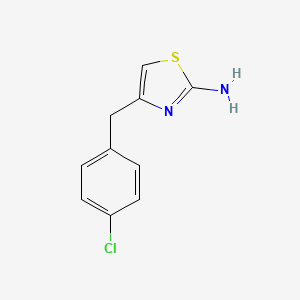 molecular formula C10H9ClN2S B3166127 4-(4-Chlorobenzyl)thiazol-2-amine CAS No. 90797-72-1