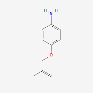 molecular formula C10H13NO B3166181 4-[(2-Methylprop-2-en-1-yl)oxy]aniline CAS No. 90874-61-6