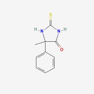 molecular formula C10H10N2OS B3166200 5-Methyl-5-phenyl-2-thioxoimidazolidin-4-one CAS No. 90915-08-5