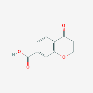 molecular formula C10H8O4 B3166209 4-氧代色满-7-甲酸 CAS No. 90921-09-8