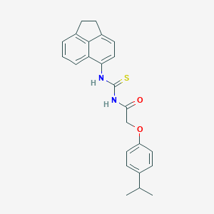 molecular formula C24H24N2O2S B316625 N-[(1,2-dihydro-5-acenaphthylenylamino)carbonothioyl]-2-(4-isopropylphenoxy)acetamide 