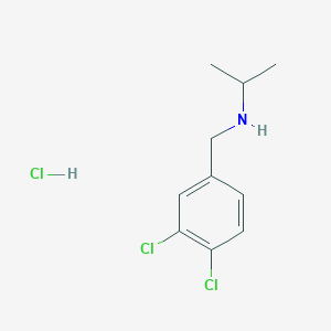 [(3,4-Dichlorophenyl)methyl](propan-2-yl)amine hydrochloride