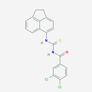 molecular formula C20H14Cl2N2OS B316627 3,4-dichloro-N-(1,2-dihydroacenaphthylen-5-ylcarbamothioyl)benzamide 