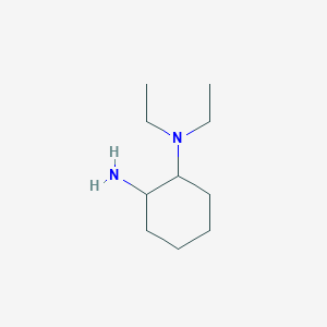 molecular formula C10H22N2 B3166312 1,2-Cyclohexanediamine, N1,N1-diethyl- CAS No. 91015-20-2