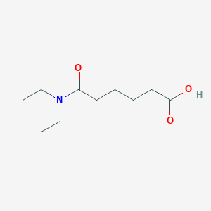 molecular formula C10H19NO3 B3166320 5-Diethylcarbamoyl-pentanoic acid CAS No. 91017-35-5