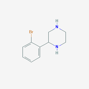 molecular formula C10H13BrN2 B3166342 2-(2-Bromophenyl)piperazine CAS No. 910444-36-9