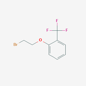 molecular formula C9H8BrF3O B3166346 1-(2-Bromoethoxy)-2-(trifluoromethyl)benzene CAS No. 910468-48-3