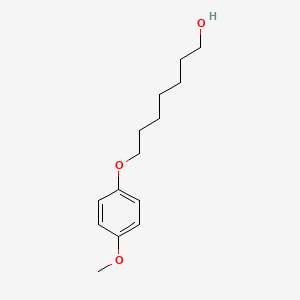 molecular formula C14H22O3 B3166352 7-(4-Methoxyphenoxy)-1-heptanol CAS No. 910469-97-5