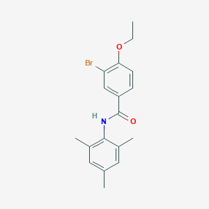 molecular formula C18H20BrNO2 B316646 3-bromo-4-ethoxy-N-(2,4,6-trimethylphenyl)benzamide 
