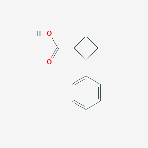 molecular formula C11H12O2 B3166462 2-Phenylcyclobutane-1-carboxylic acid CAS No. 91142-54-0