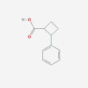 molecular formula C11H12O2 B3166462 2-phenylcyclobutanecarboxylic acid CAS No. 91142-54-0