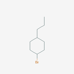 molecular formula C9H17B B3166483 1-Bromo-4-propylcyclohexane CAS No. 91175-02-9