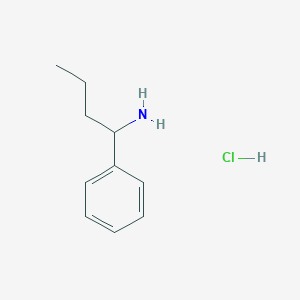 molecular formula C10H16ClN B3166550 (1-Phenylbutyl)amine hydrochloride CAS No. 91251-22-8