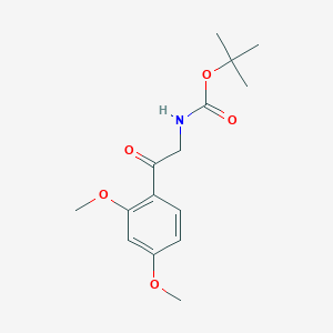 tert-butyl N-[2-(2,4-dimethoxyphenyl)-2-oxoethyl]carbamate