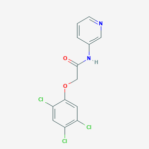 molecular formula C13H9Cl3N2O2 B316663 N-(pyridin-3-yl)-2-(2,4,5-trichlorophenoxy)acetamide 