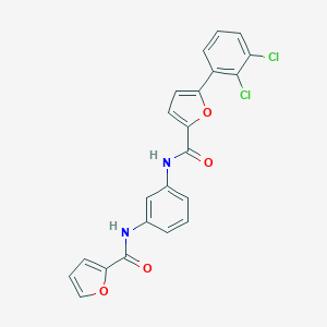 molecular formula C22H14Cl2N2O4 B316664 5-(2,3-dichlorophenyl)-N-{3-[(furan-2-ylcarbonyl)amino]phenyl}furan-2-carboxamide 