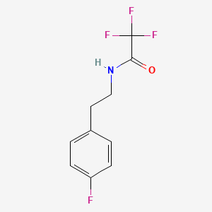 2,2,2-trifluoro-N-[2-(4-fluorophenyl)ethyl]acetamide