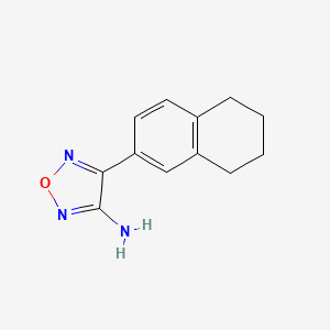 4-(5,6,7,8-Tetrahydronaphthalen-2-yl)-1,2,5-oxadiazol-3-amine