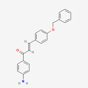 (2E)-1-(4-aminophenyl)-3-[4-(benzyloxy)phenyl]prop-2-en-1-one