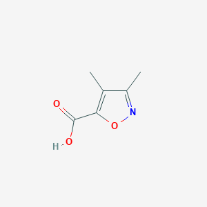 molecular formula C6H7NO3 B3166738 3,4-Dimethylisoxazole-5-carboxylic acid CAS No. 91367-90-7