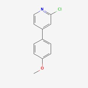 molecular formula C12H10ClNO B3166834 2-Chloro-4-(4-methoxyphenyl)pyridine CAS No. 914303-35-8