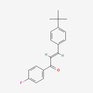 (2E)-3-(4-tert-Butylphenyl)-1-(4-fluorophenyl)prop-2-en-1-one
