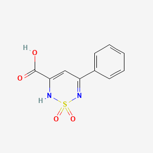 5-phenyl-2H-1,2,6-thiadiazine-3-carboxylic acid 1,1-dioxide