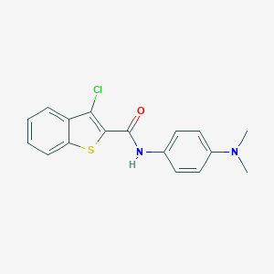 3-chloro-N-[4-(dimethylamino)phenyl]-1-benzothiophene-2-carboxamide