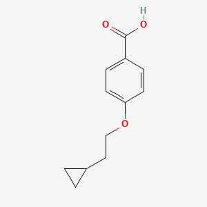 molecular formula C12H14O3 B3166912 4-(2-Cyclopropylethoxy)benzoic acid CAS No. 915016-54-5