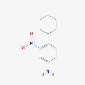 B3166944 4-Cyclohexyl-3-nitroaniline CAS No. 91557-34-5