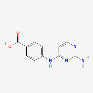 4-(2-Amino-6-methyl-pyrimidin-4-ylamino)-benzoic acid