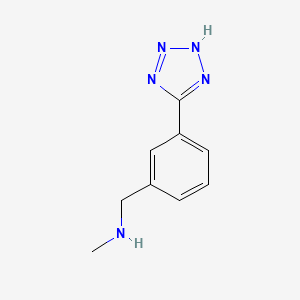 N-methyl-1-[3-(1H-tetrazol-5-yl)phenyl]methanamine