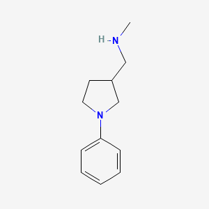 N-methyl-1-(1-phenylpyrrolidin-3-yl)methanamine