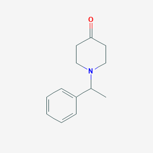 molecular formula C13H17NO B3167037 1-(1-苯乙基)哌啶-4-酮 CAS No. 91600-21-4