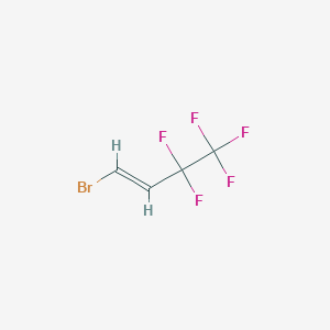 molecular formula C4H2BrF5 B3167044 1-Bromo-3,3,4,4,4-pentafluorobut-1-ene CAS No. 916134-86-6