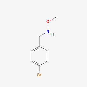 molecular formula C8H10BrNO B3167069 N-(4-bromobenzyl)-O-methylhydroxylamine CAS No. 916582-47-3