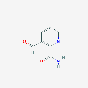 molecular formula C7H6N2O2 B3167095 3-Formyl-2-pyridinecarboxamide CAS No. 916735-72-3