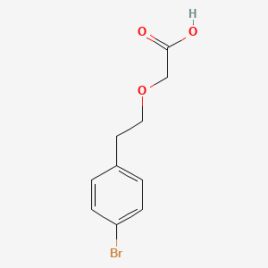 molecular formula C10H11BrO3 B3167126 2-[2-(4-溴苯基)乙氧基]乙酸 CAS No. 917226-71-2