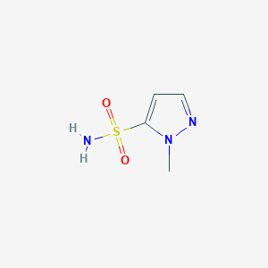 molecular formula C4H7N3O2S B3167234 1-methyl-1H-pyrazole-5-sulfonamide CAS No. 918335-69-0