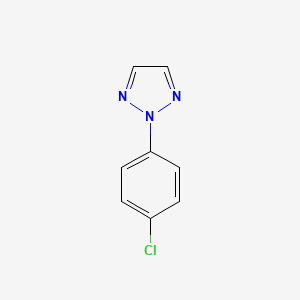 molecular formula C8H6ClN3 B3167236 2-(4-chlorophenyl)-2H-1,2,3-triazole CAS No. 91842-79-4