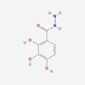 molecular formula C7H8N2O4 B3167239 2,3,4-Trihydroxybenzohydrazide CAS No. 918441-21-1
