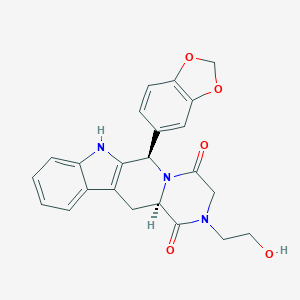 molecular formula C23H21N3O5 B031673 2-羟乙基诺他达非 CAS No. 385769-94-8