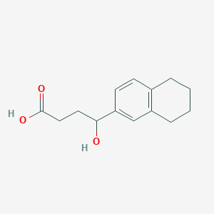 molecular formula C14H18O3 B3167347 4-Hydroxy-4-(5,6,7,8-tetrahydro-naphthalen-2-yl)-butyric acid CAS No. 919018-30-7