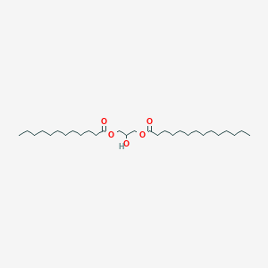 molecular formula C29H56O5 B3167414 3-(Dodecanoyloxy)-2-hydroxypropyl tetradecanoate CAS No. 91925-73-4