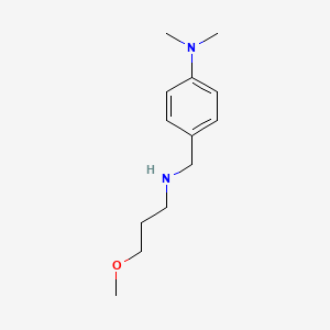 molecular formula C13H22N2O B3167438 4-{[(3-methoxypropyl)amino]methyl}-N,N-dimethylaniline CAS No. 919724-28-0